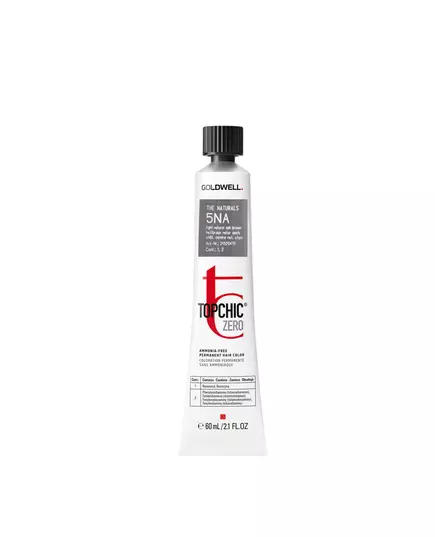 Goldwell TopChic Zero Permanente Haarfarbe 5NA Light Natural Ash Brown, 60 ml