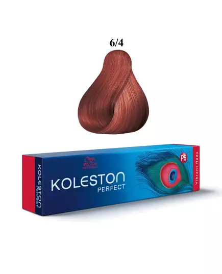 Wella Professionals Koleston Perfect Permanente Haarfarbe 6/4 Dark Blonde Red, 60 ml