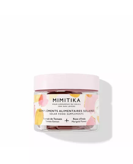 Mimitika Solar Food Extrait de tomate & Fleur de souci Protection solaire Jour Suppléments, 25 g