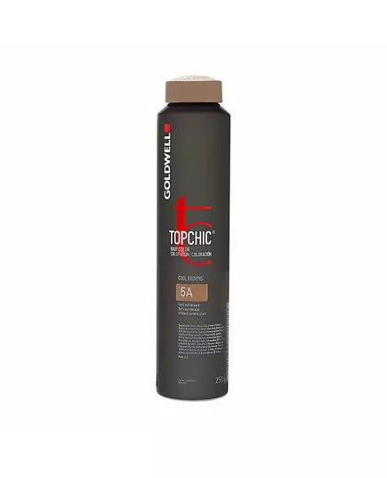 Goldwell TopChic Permanente Haarfarbe 5A Light Ash Brown, 250 ml