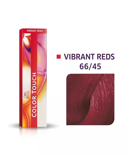 Wella Professionals Color Touch Ammoniakfrei Semi-permanente Haarfarbe 66/45 Dark Intense Red Mahogany Blonde, 60 ml