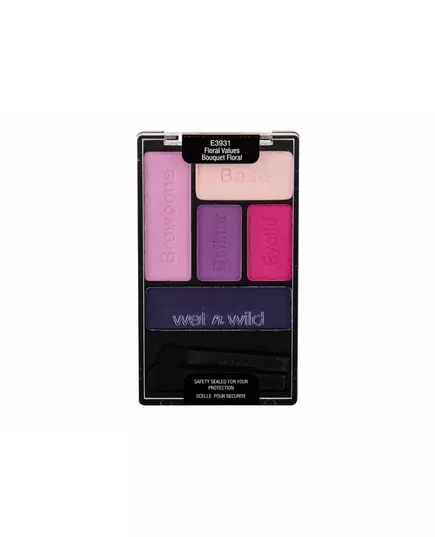 Wet n Wild Color Icon Palette de fards à paupières E3931 Valeurs florales 5 nuances, 6 g