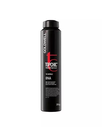 Goldwell TopChic Permanente Haarfarbe 8NA Light Natural Ash Blonde, 250 ml