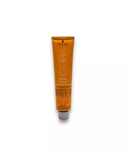 Schwarzkopf Professional Igora Royal Teinture permanente pour cheveux L-57 Golden Copper, 60 ml