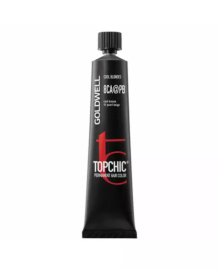 Goldwell TopChic Permanente Haarfarbe 8CAPB Cool Bronze/Pearl Beige, 60 ml