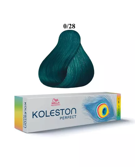 Wella Professionals Koleston Perfect Special Mix Permanente Haarfarbe 0/28 Matte Blue, 60 ml