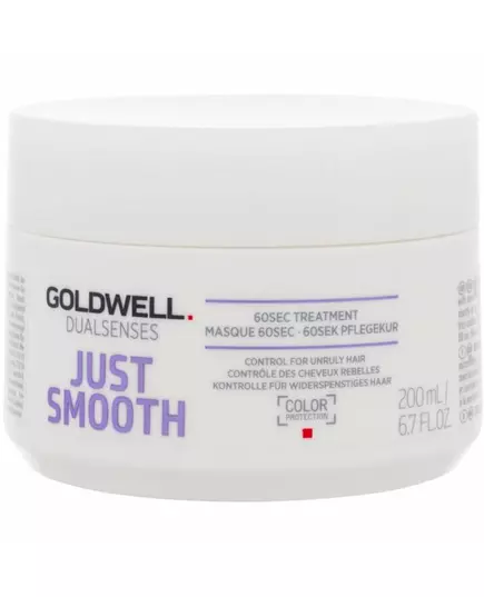 Goldwell Just Smooth Haarbehandlungs-Crememaske 60 Sec Treatment Wöchentlich, 200 ml