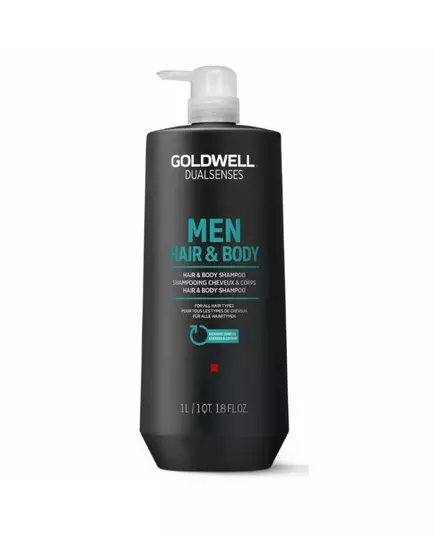 Goldwell Dualsenses Men Aromatisch Duschgel & Shampoo 2-in-1, 1000 ml