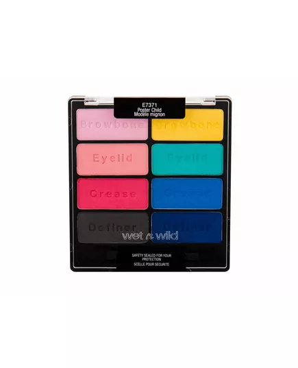 Wet n Wild Color Icon Lidschattenpalette E7371 Aushängeschild 8 Schattierungen, 6 g