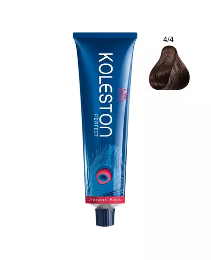 Wella Professionals Koleston Perfect Teinture permanente pour cheveux 4/4 Medium Brown Red, 60 ml