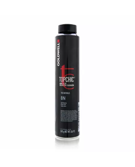 Goldwell TopChic Permanente Haarfarbe 8N Light Blonde, 250 ml