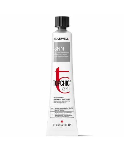 Goldwell TopChic Zero Ammoniakfrei Permanente Haarfarbe 8NN Light Natural Blonde, 60 ml