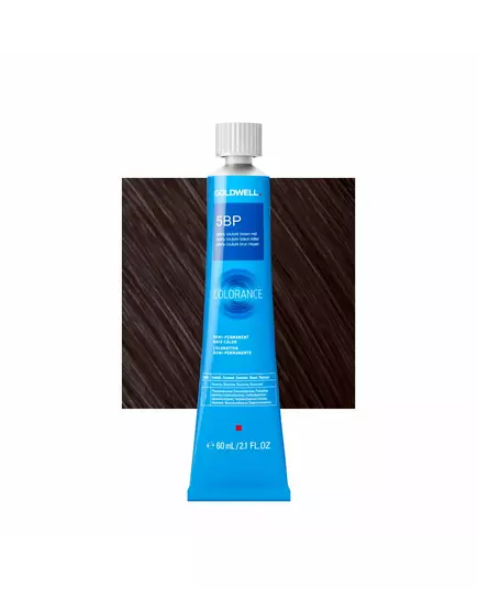 Goldwell Colorance Demi-permanente Haarfarbe 5BP Medium Pearly Couture Brown, 60 ml