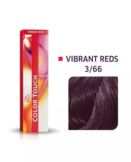 Wella Professionals Color Touch Sans ammoniaque Teinture capillaire semi-permanente 3/66 Dark Brown Intensive Violet, 60 ml, image 4