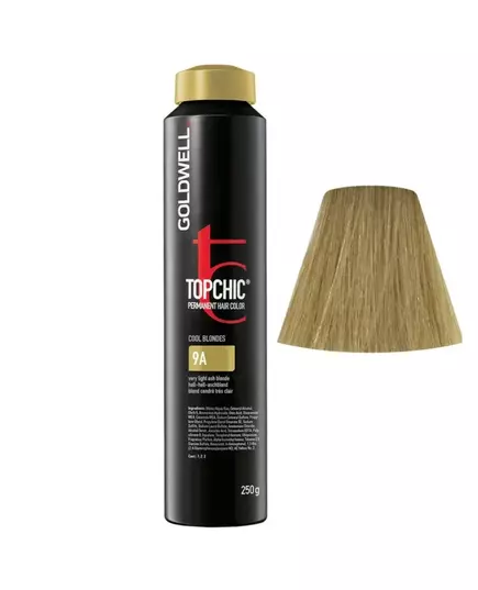 Goldwell TopChic Permanente Haarfarbe 9A Cool Blonde, 250 ml