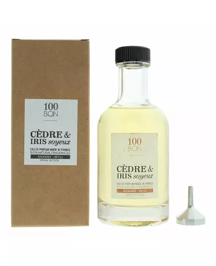 100 Bon Cedre & Iris Soyeux Eau de Parfum Unisexe Recharge, 200 ml