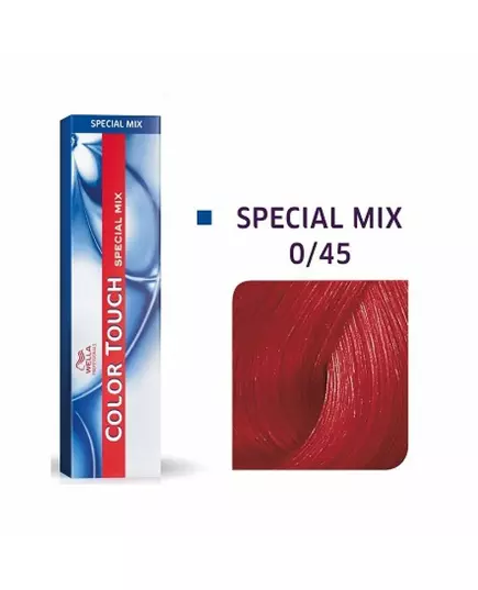 Wella Professionals Color Touch Special Mix Ammoniakfrei Semi-permanente Haarfarbe 0/45 Red Mahogany, 60 ml