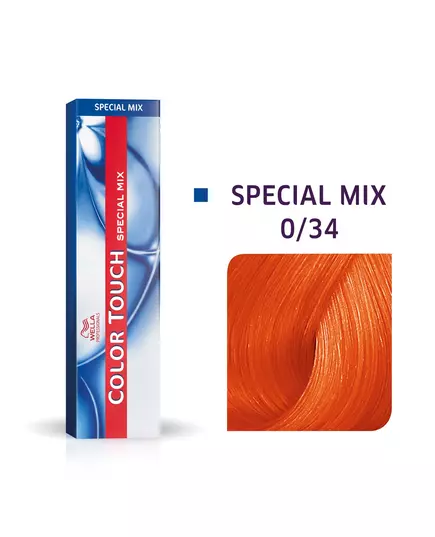 Wella Professionals Color Touch Special Mix Ammoniakfrei Semi-permanente Haarfarbe 0/34 Golden Red, 60 ml