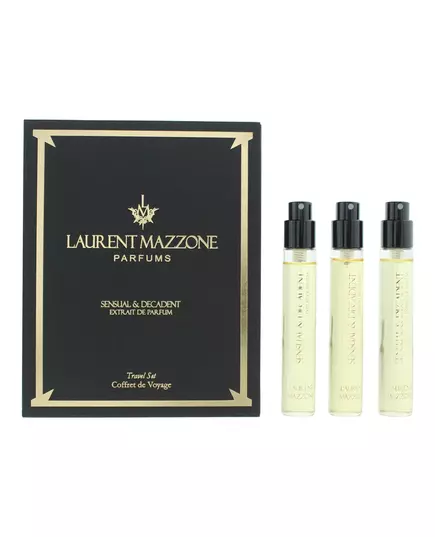 Set Trio Laurent Mazzone Sensual & Decadent Parfumextrakt Unisex 3 stk, 3 × 15 ml