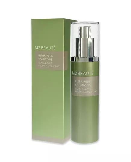 M2 Beaute Ultra Pure Solutions Or Éclairant Spray brume Pour le visage, 75 ml
