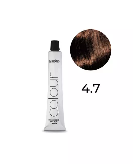 Subrina Professional Essential Colour Permanente Haarfarbe 4/7 Chestnut Medium Chestnut, 100 ml, Bild 2