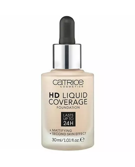 Catrice HD Vegan Matt Flüssige Grundierung 10 Hellbeige, 30 ml, Bild 2