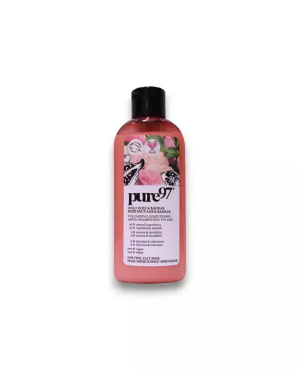 Pure97 Rose & Baobab Haarshampoo Für Volumen, 200 ml
