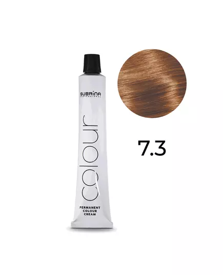 Subrina Professional Essential Colour Teinture permanente pour cheveux 7/3 Medium Ash Blonde, 100 ml