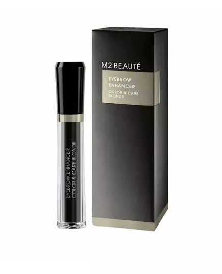 M2 Beaute Eyebrow Enhancer Color & Care Vegan Wachstum Augenbrauengel Blond, 6 ml
