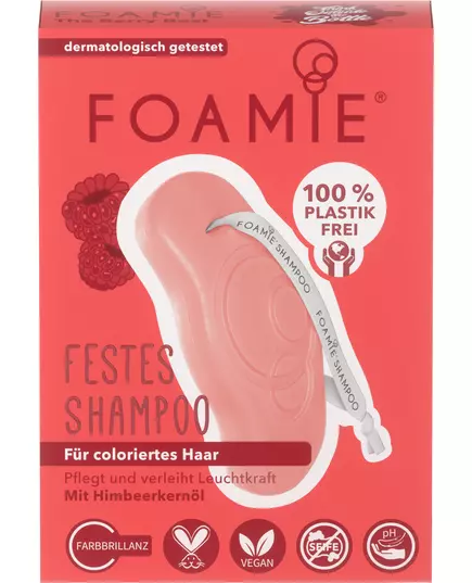 Foamie The Berry Best Haarshampoo-Stück Für Farbschutz, 80 g