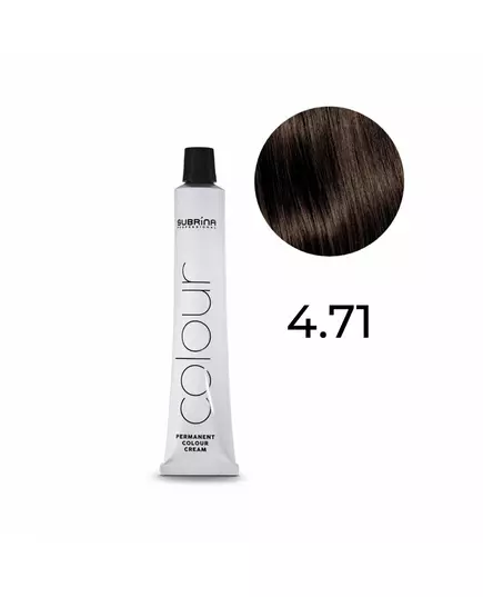 Subrina Professional Essential Colour Teinture permanente pour cheveux 4.71 Medium Brown, 100 ml