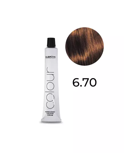 Subrina Professional Essential Colour Permanente Haarfarbe 6/7 Dark Chestnut Blonde, 100 ml, Bild 2