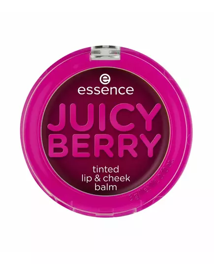 Essence Juicy Berry Tinted Lippen- und Wangenbalsam 2-in-1 Violett, 3 g