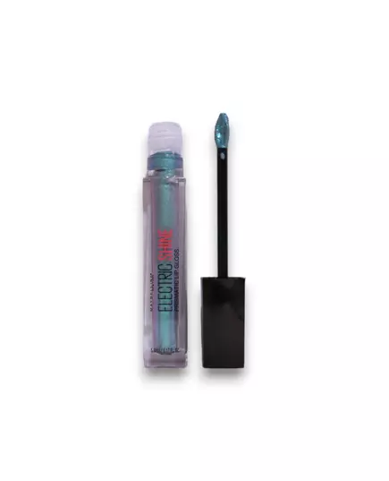 Maybelline Electrio Shine Prismatic Gloss à lèvres 165 Bleu électrique, 5 ml, image 2