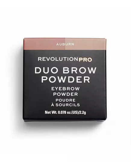Makeup Revolution REVOLUTION PRO Végan Poudre pour sourcils Auburn, 2,2 g