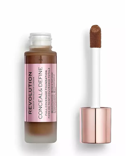 Makeup Revolution Conceal & Define Sans huile Fond de teint crème F 15, 23 ml, image 4