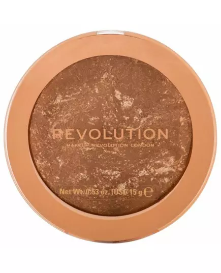 Makeup Revolution Reloaded Bronzer Kompaktpuder Machen Sie Urlaub, 15 g