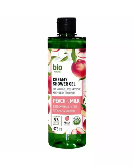 Bio Naturell Bio Naturell Peach & Milk Creamy Feuchtigkeitsspendend Duschgel Für alle Hauttypen, 437 ml, Bild 2