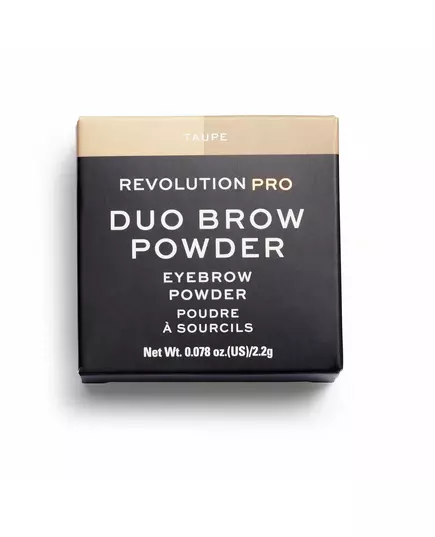 Makeup Revolution REVOLUTION PRO Vegan Augenbrauenpuder Taupe, 2,2 g