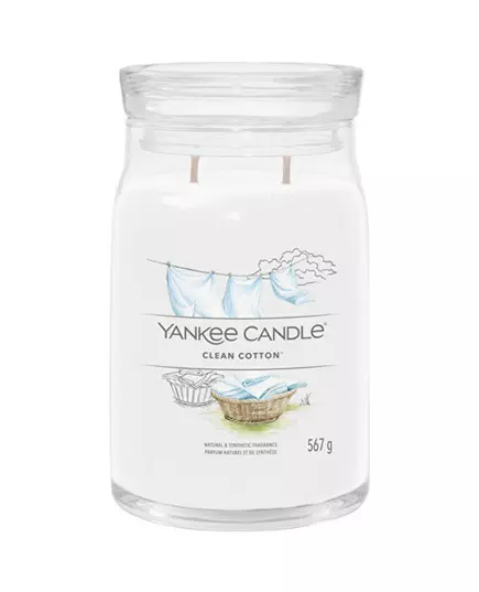 Bougie parfumée Yankee Candle Clean Cotton, 567 g