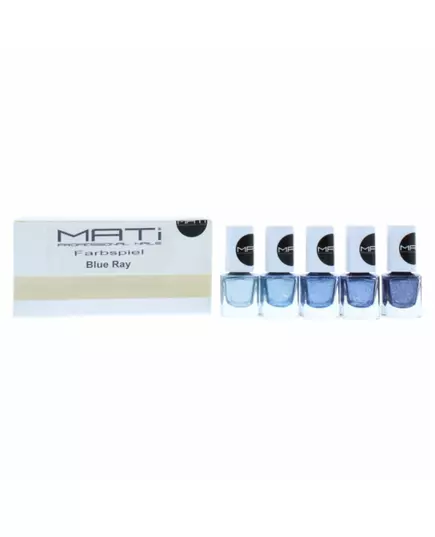 Setzen Mati Blue Ray Nagellack 5 stk, 5 × 5 ml