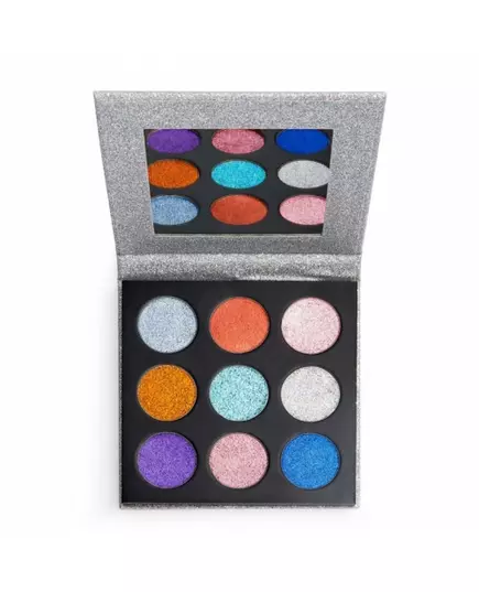 Makeup Revolution Pressed Glitter Gesichtspalette Illusion, 13,5 g