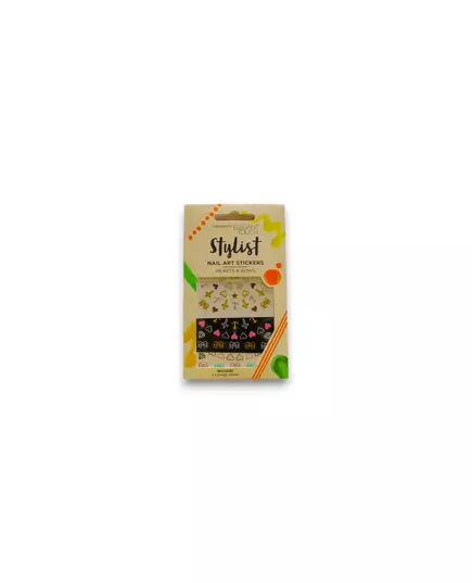 Set Trio Elegant Touch Stylist Autocollants pour ongles Cœurs & nœuds, 3 pièces