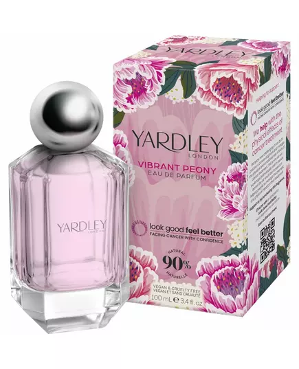 Yardley Vibrant Peony Eau de Parfum Pour les femmes, 100 ml