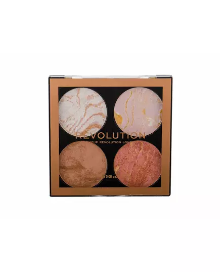 Makeup Revolution Cheek Kit Palette de contouring Prenez une pause 4 nuances, 8,8 g