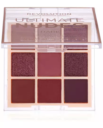 Makeup Revolution Ultimate Nudes Palette de fards à paupières Sombre 9 nuances, 8,1 g