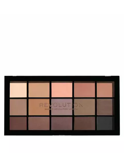 Makeup Revolution Reloaded Palette Lidschattenpalette Grundmattierungen, 15 × 1,1 g