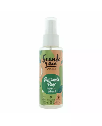 Yardley Scentz 4 Me Passionate Pear Duftspray Für Frauen, 100 ml