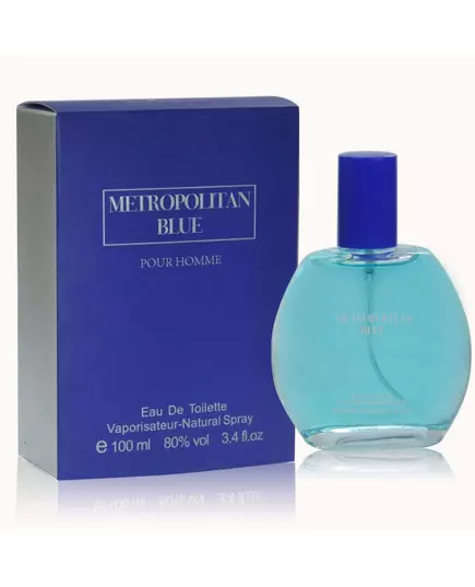Fine Perfumery Metropolitan Blue Eau de Toilette Für Männer, 100 ml