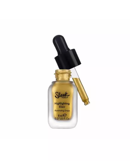 Sleek MakeUP Elixir Gouttes illuminateurs liquides Pour les épaules & le décolleté Or, 8 ml